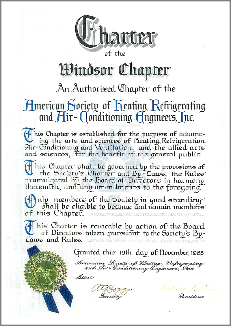2 - Windsor Chapter 141 Charter